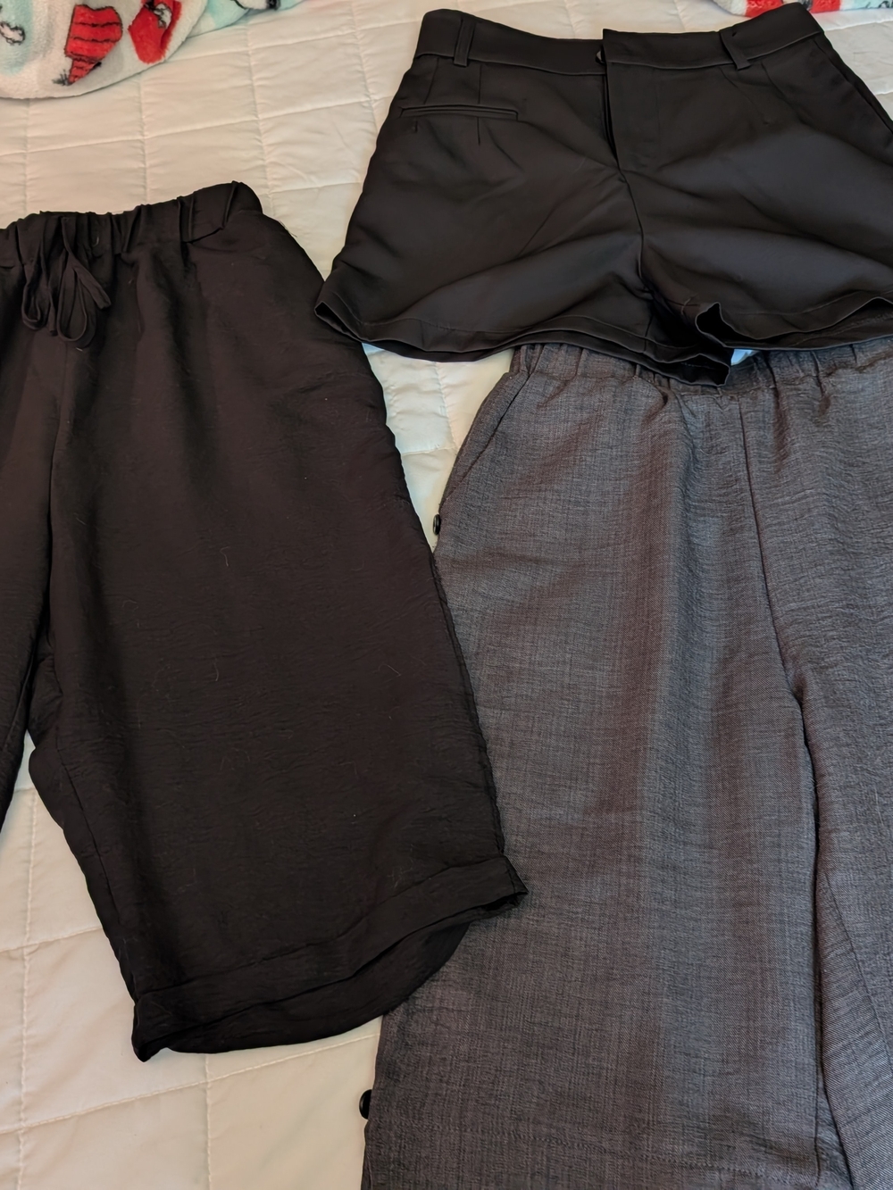 Black and Gray Women’s Shorts & Pants Bundle